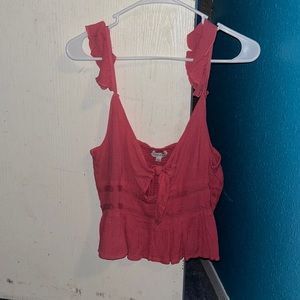Cropped tank top by patrons of peace size L